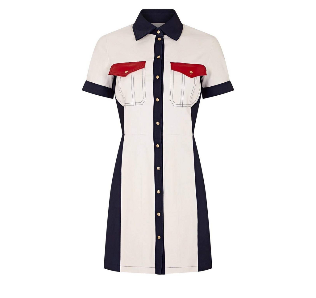 celine-leather-shirt-dress-