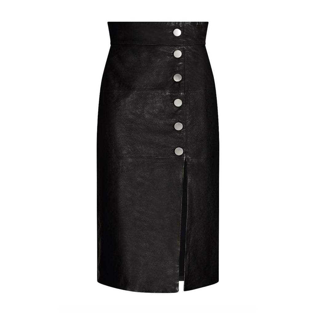 Skirts - Buy Button Front Leather Skirt online