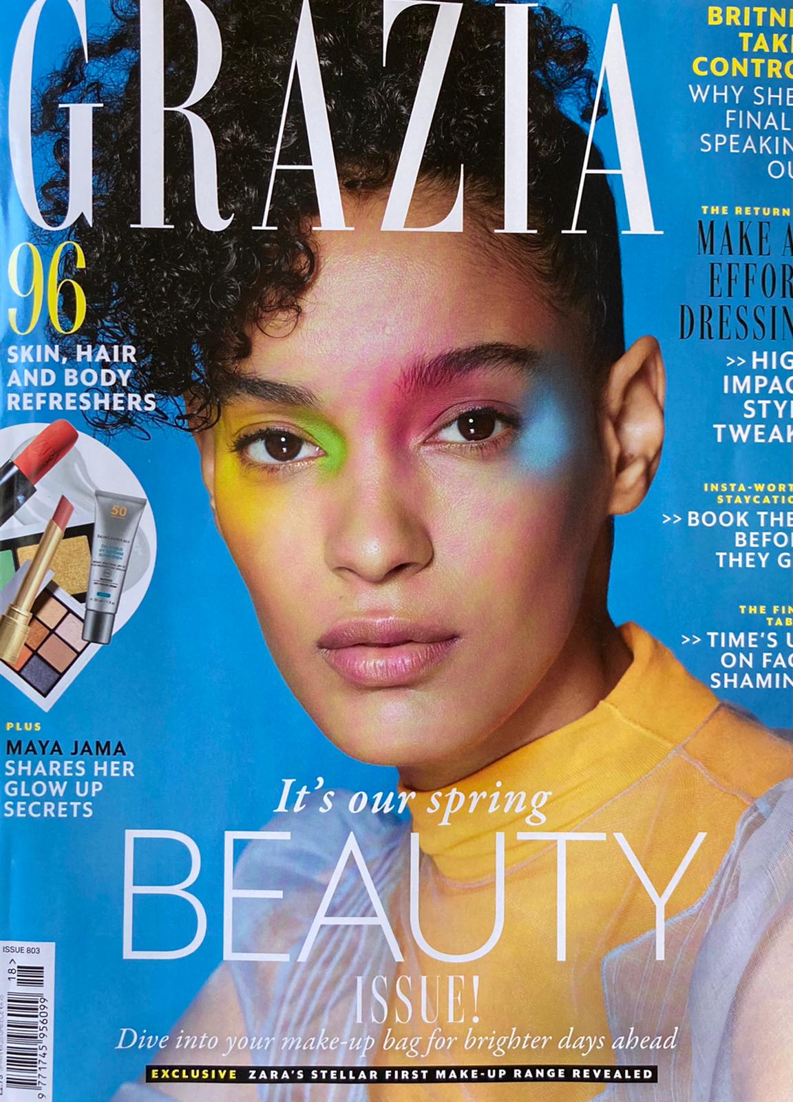 SKIIM Kiara Hat featured in Grazia Magazine
