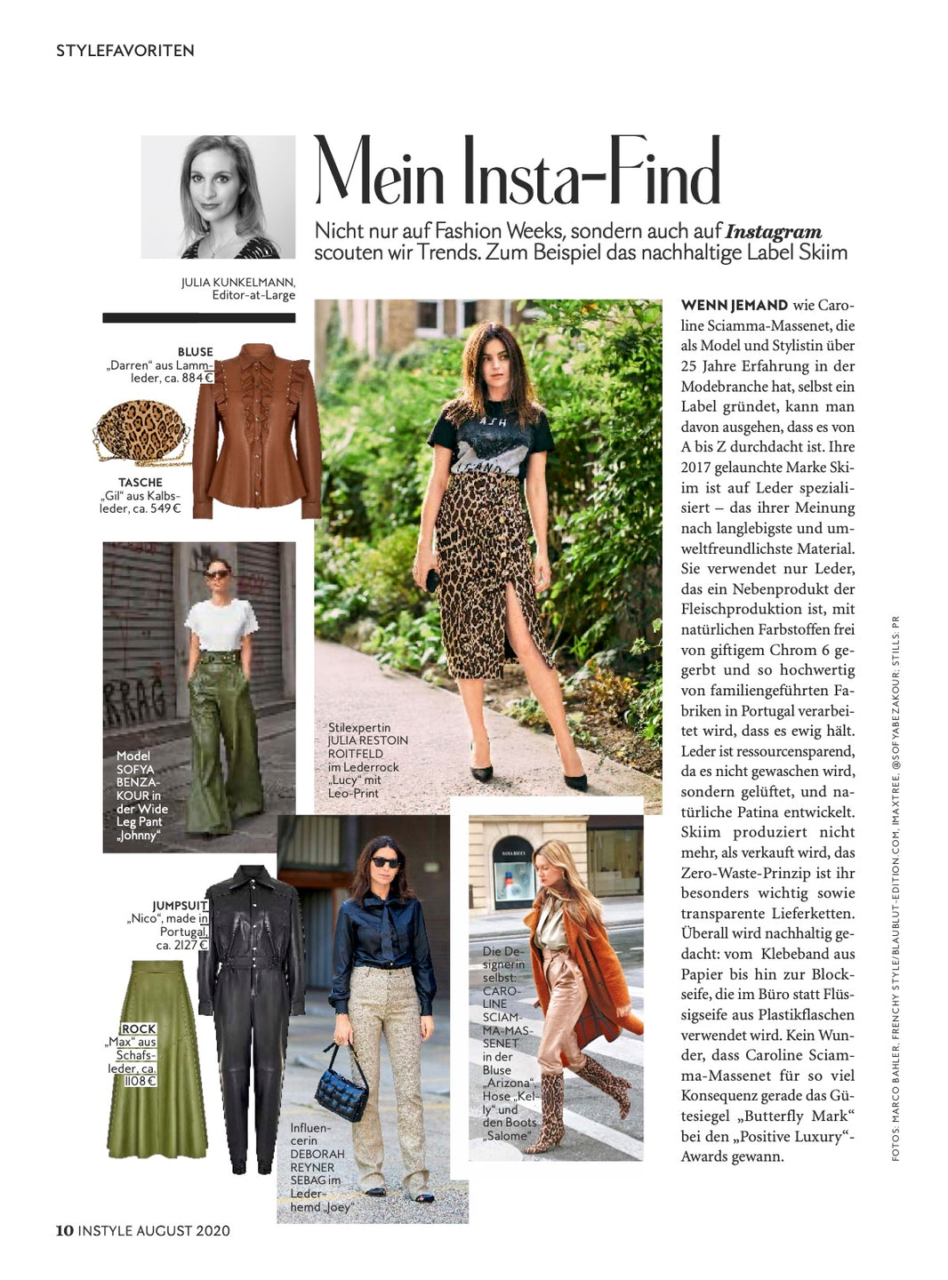SKIIM for InStyle Germany