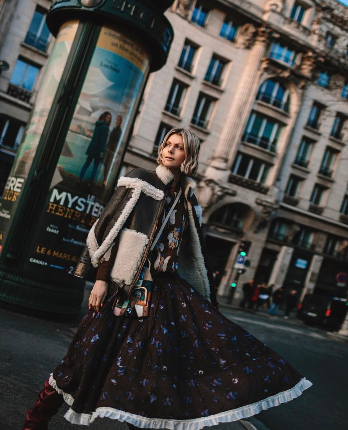 Kate Tik in our MILA Cape - SKIIM Paris