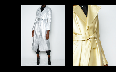 THIS STATEMENT TRENCH IS GOLD. AND SILVER