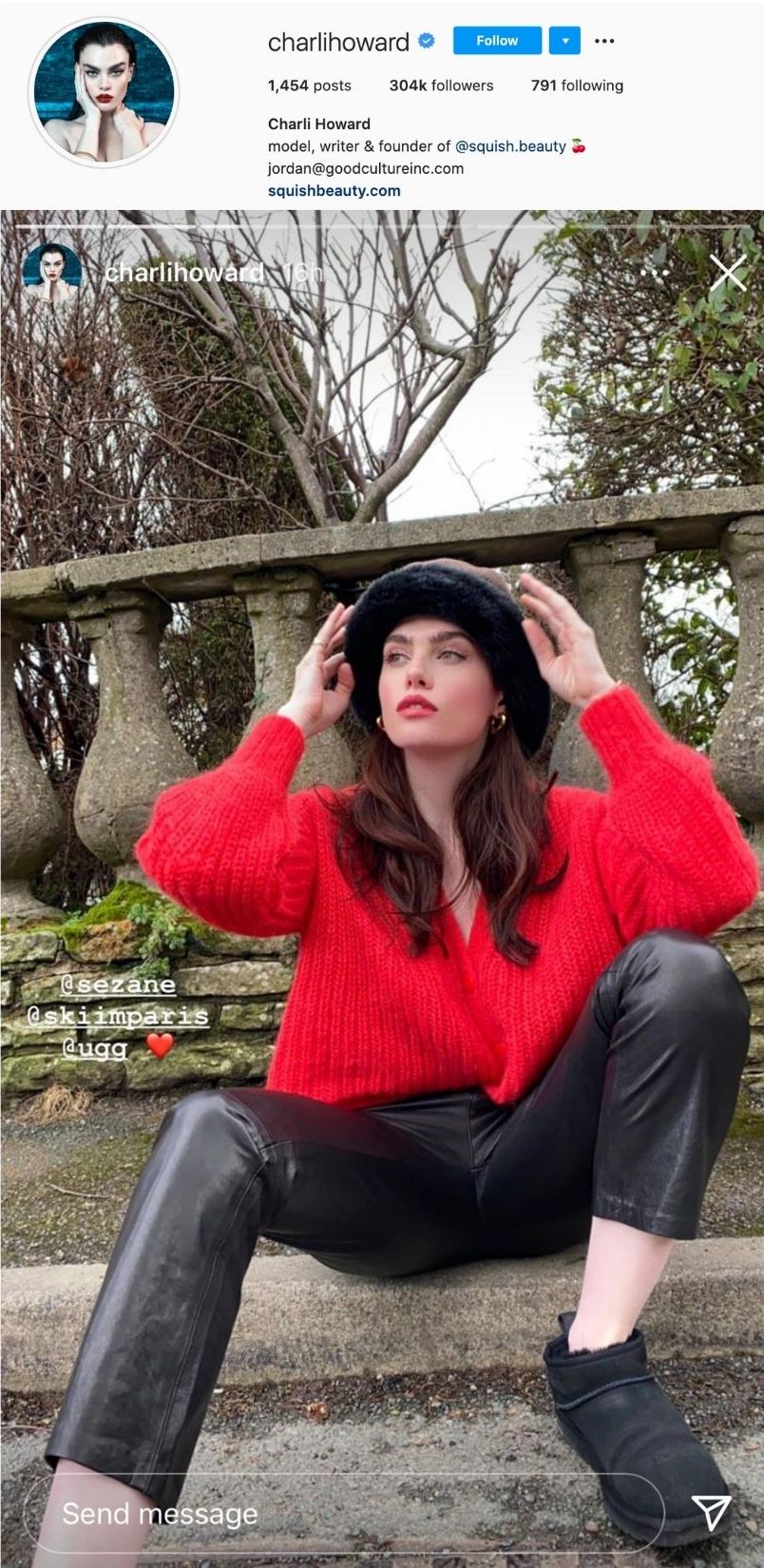 CHARLI HOWARD IN HER FAVOURITE SKIIM PIECE: THE JEAN TROUSER - SKIIM Paris