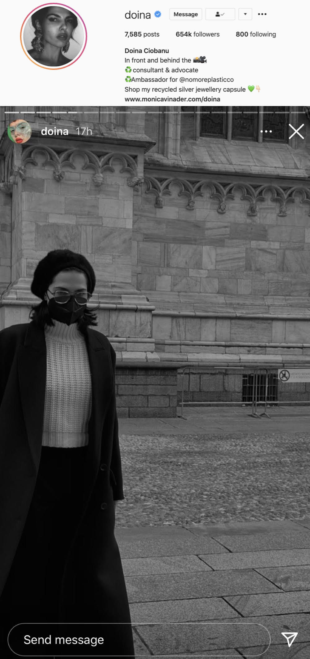 DOINA CIOBANU in our Knitwear