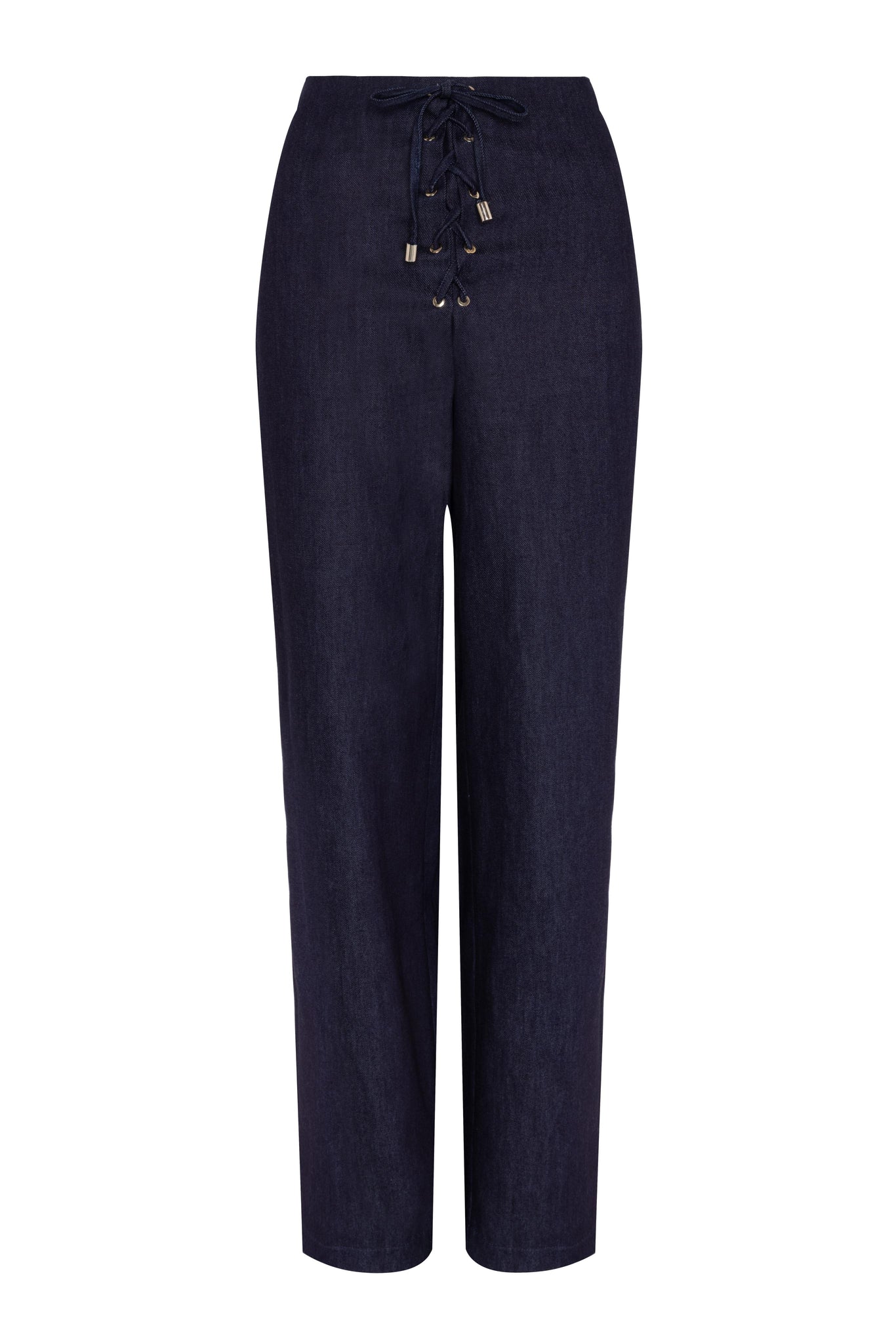 Francoise BELL BOTTOM TROUSER - DARK DENIM