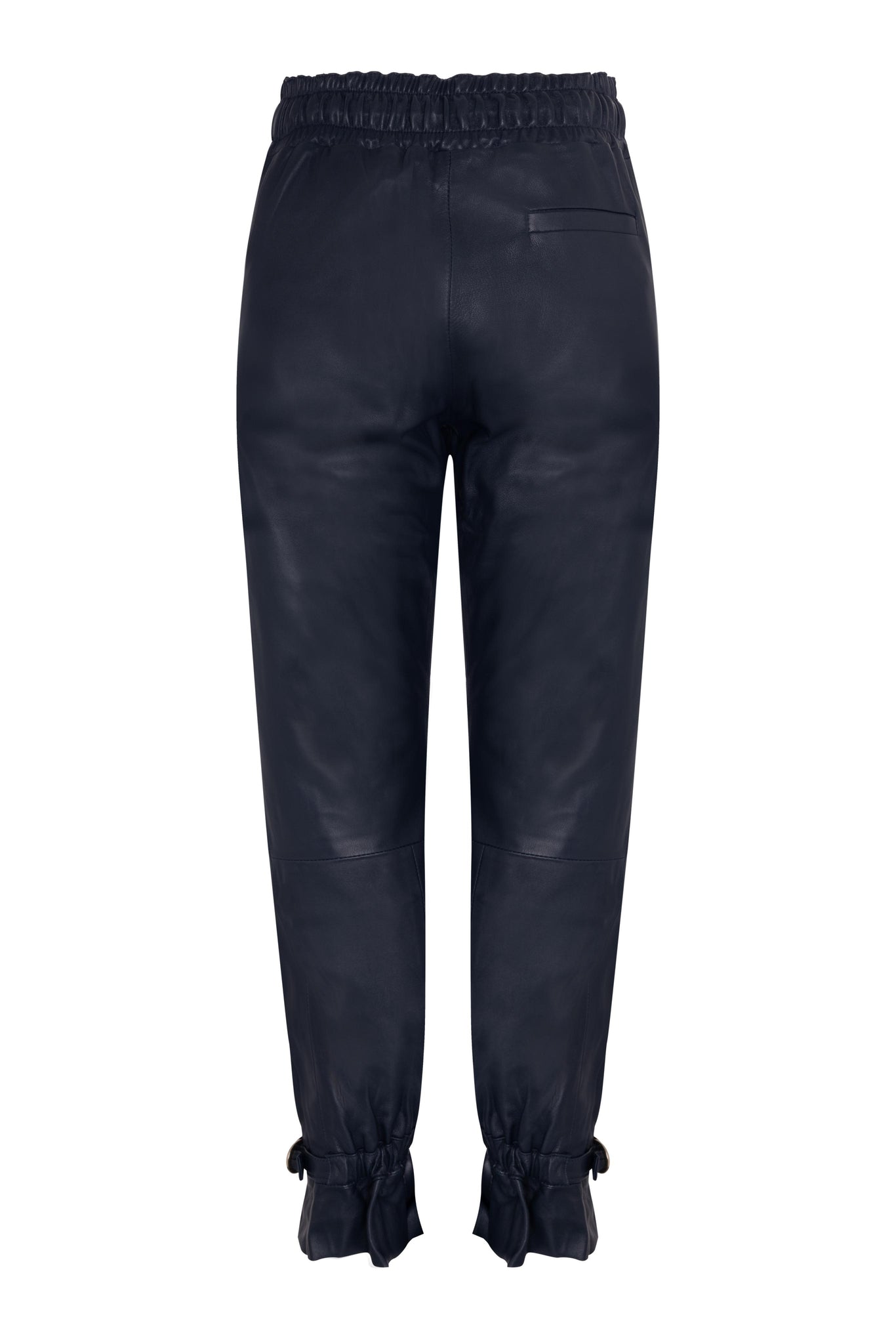 Gaby LEATHER JOGGER - NAVY