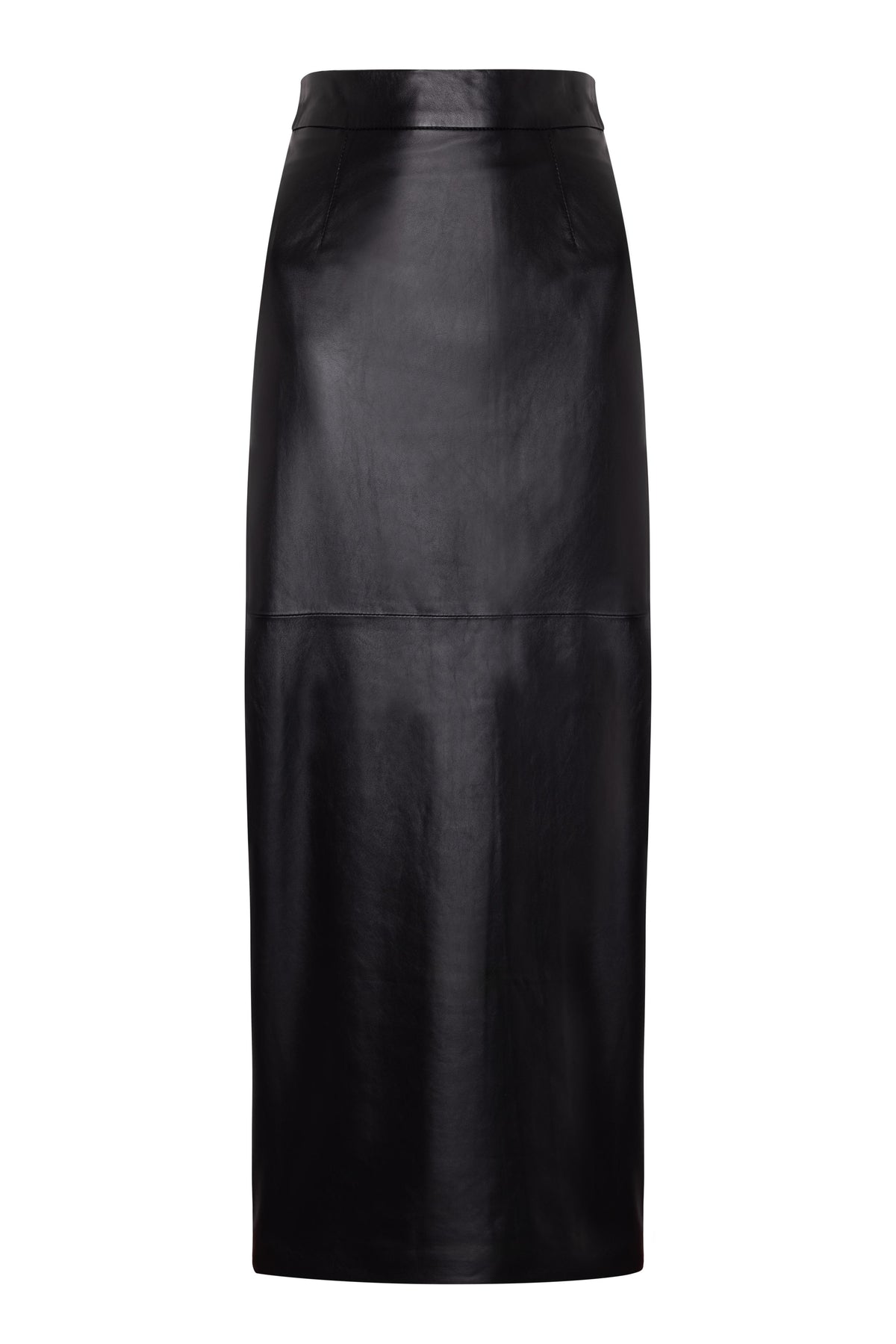 Huguette Leather Maxi Skirt - SKIIM Paris