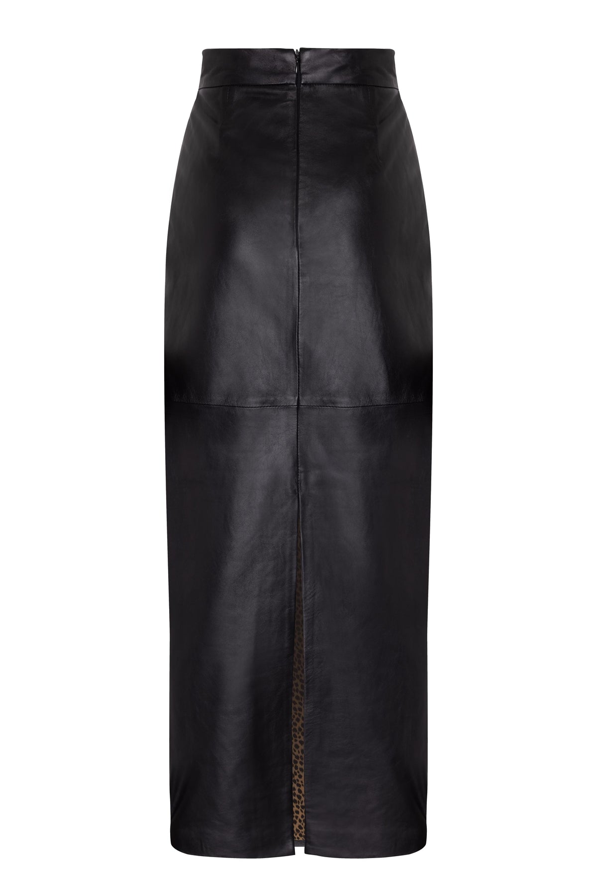 Huguette Leather Maxi Skirt - SKIIM Paris