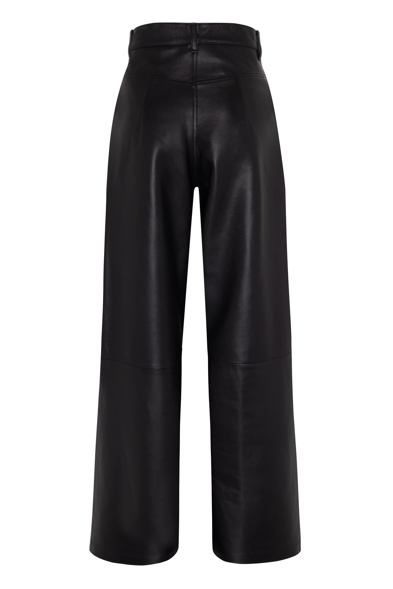 MARCELLA - LEATHER TROUSER - BLACK