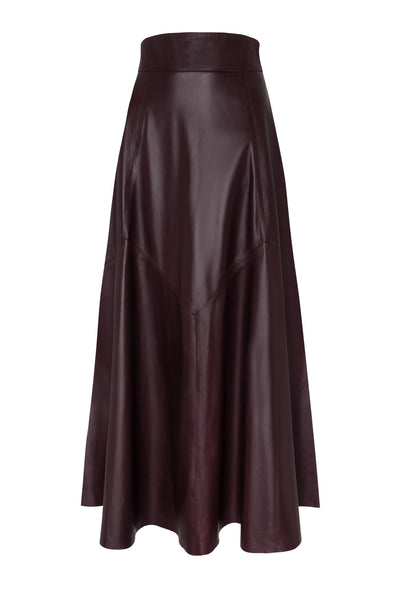 Max LEATHER MAXI - GRAPE