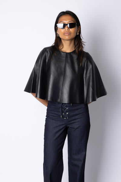Francoise BELL BOTTOM TROUSER - DARK DENIM