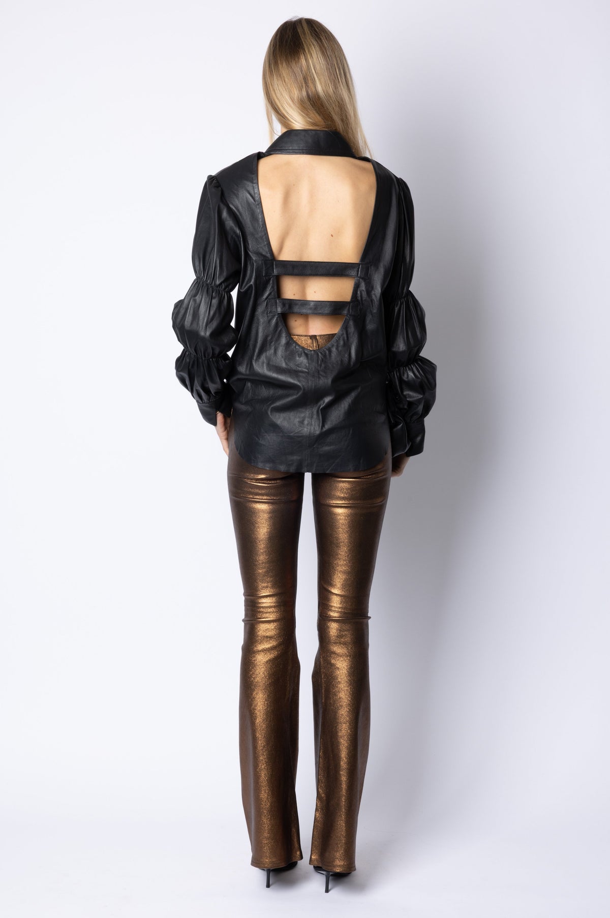 Brigitta Leather Pants - SKIIM Paris