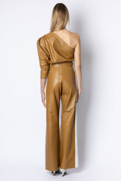 Maud ONE SHOULDER TOP - HONEY