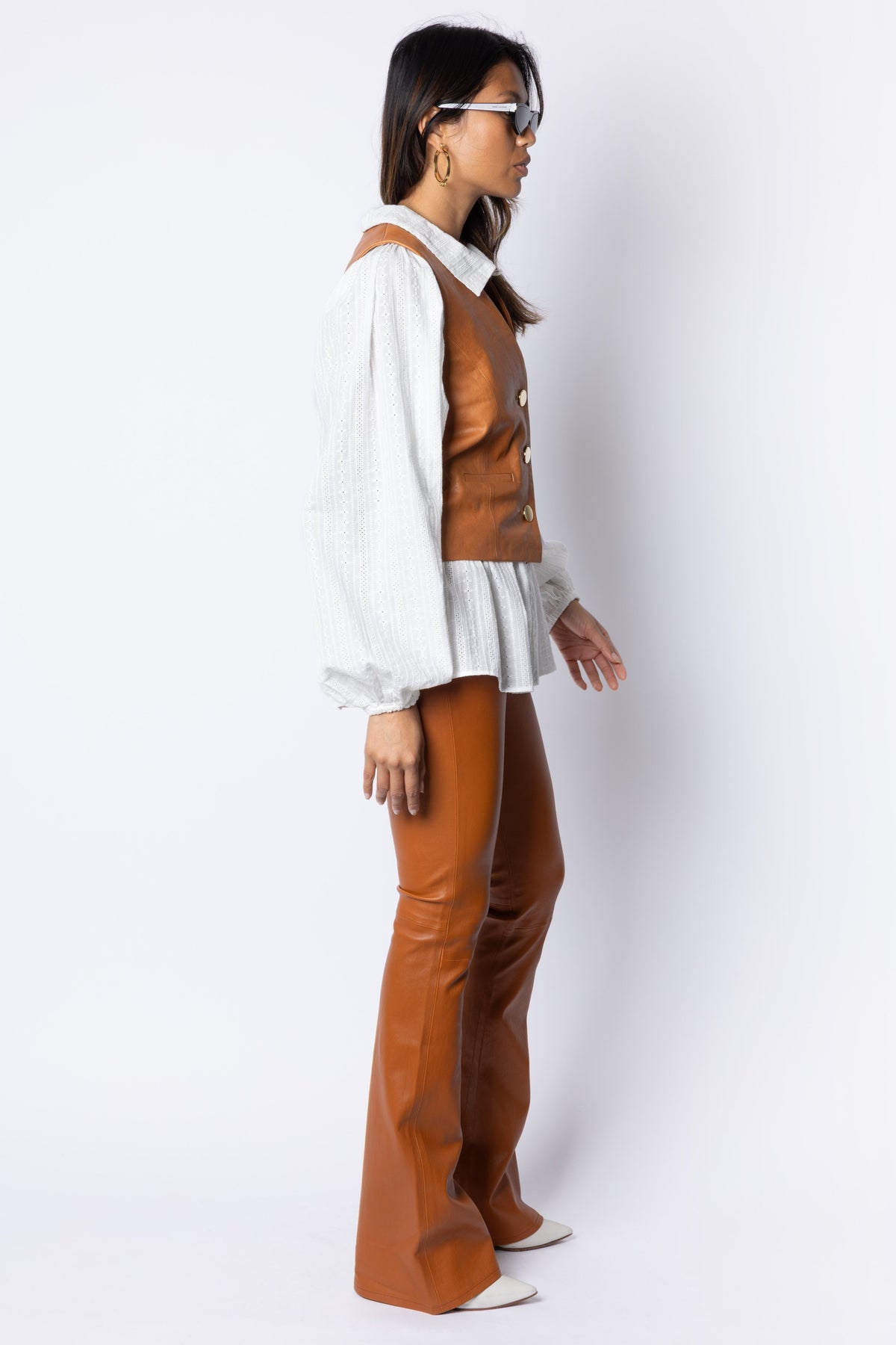 Brigitta Leather Pants - SKIIM Paris