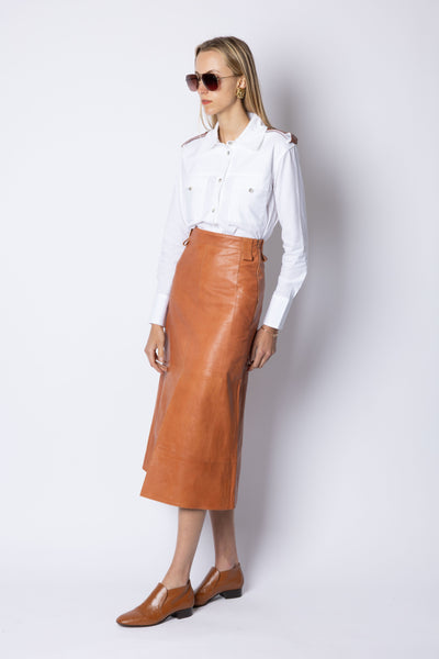 Aurore UTILITY STYLE SHIRT - ECRU