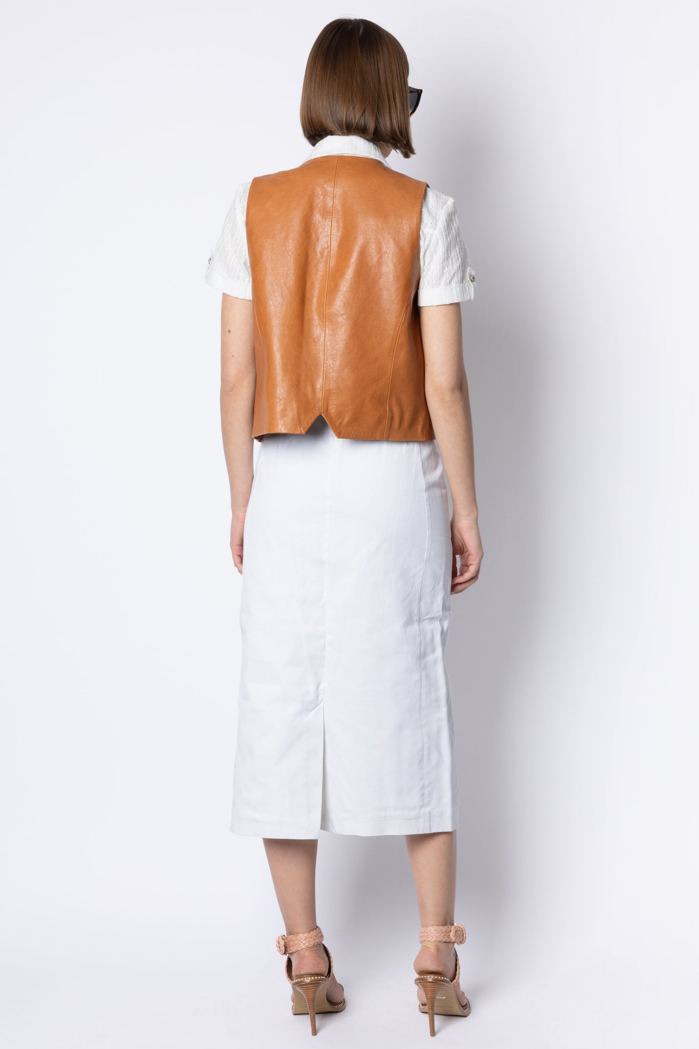 Alix MAXI STRAIGHT SKIRT - OFF WHITE