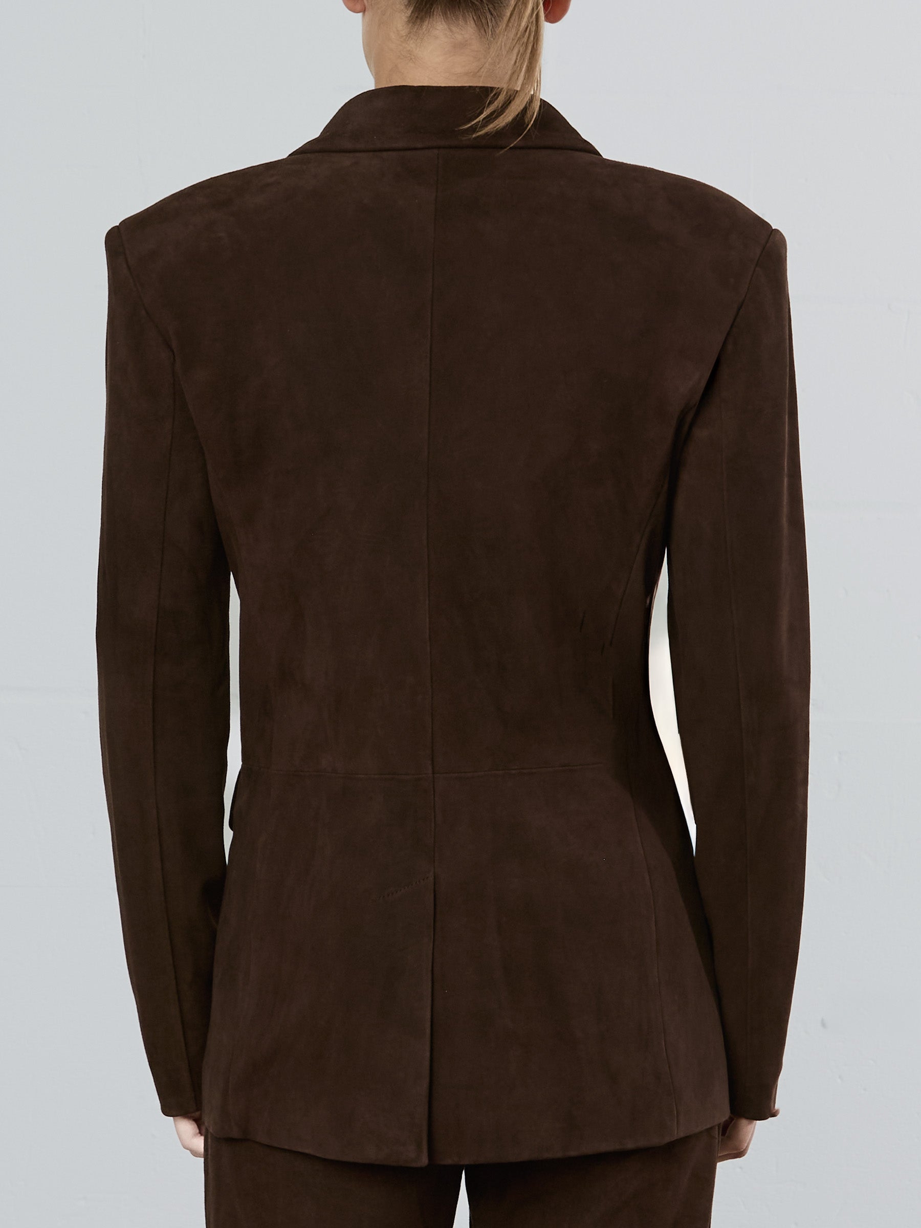 Brown Suede Blazer