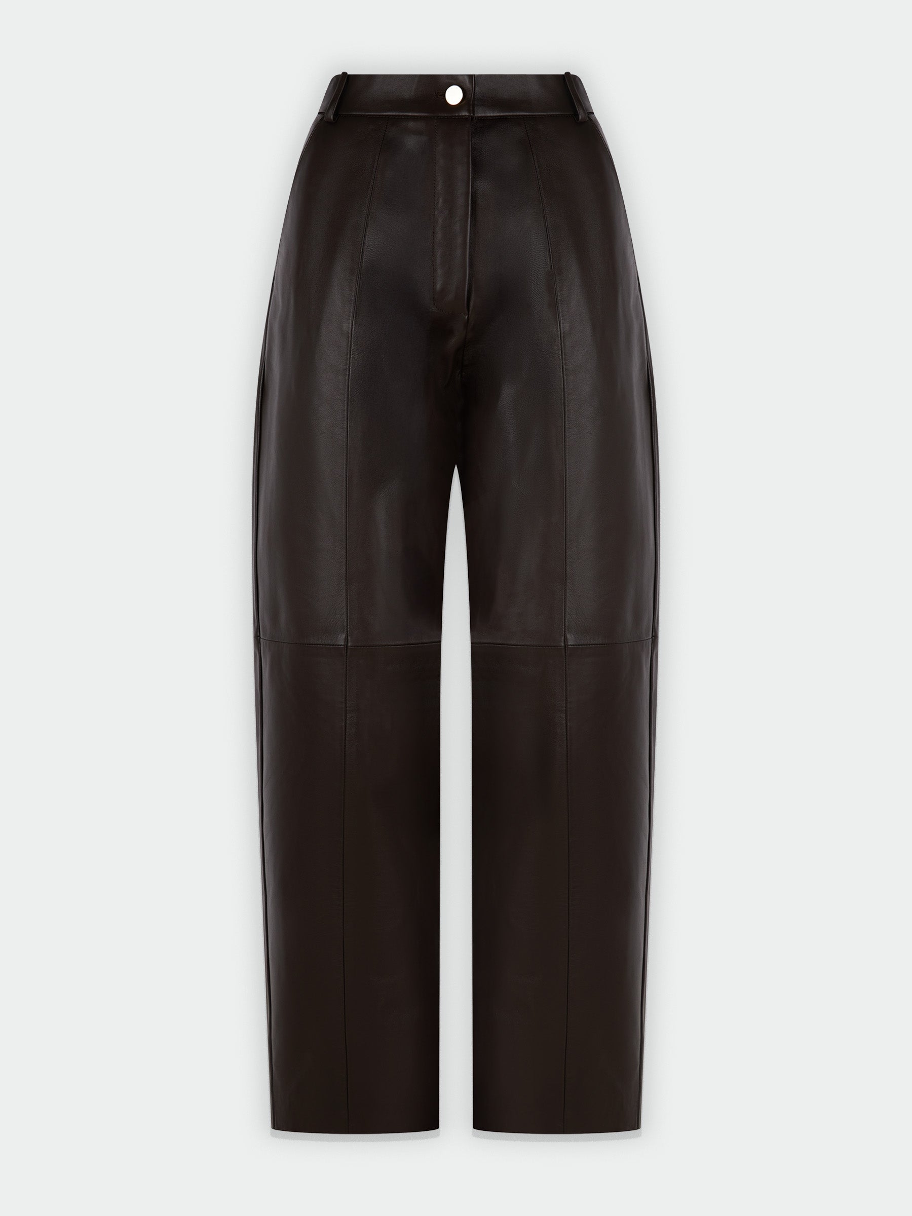 Brown Leather Pant