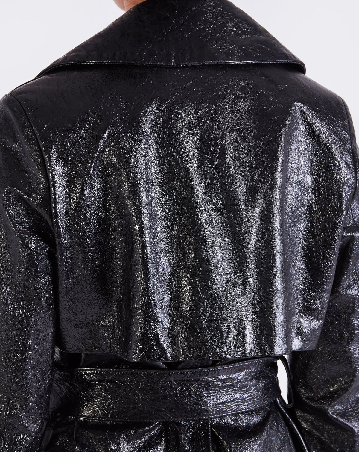 Karla Leather Trench Coat - SKIIM Paris