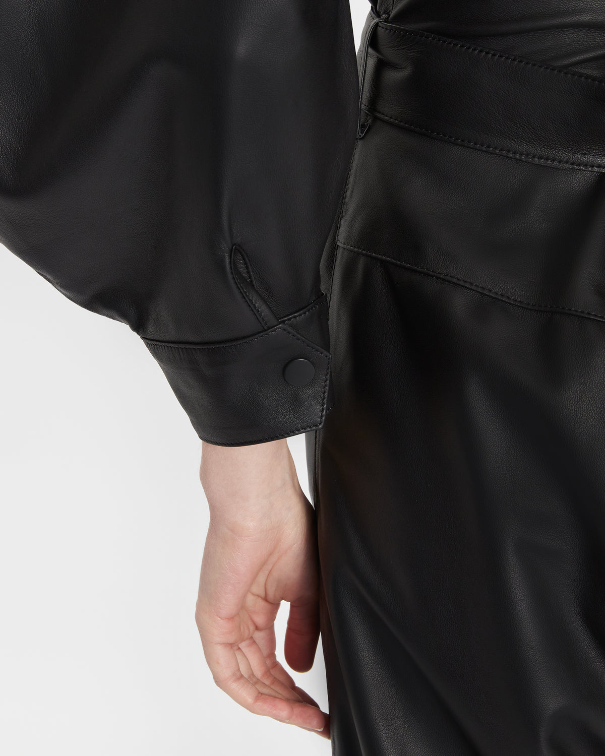 Ophelia Leather Jumpsuit - SKIIM Paris