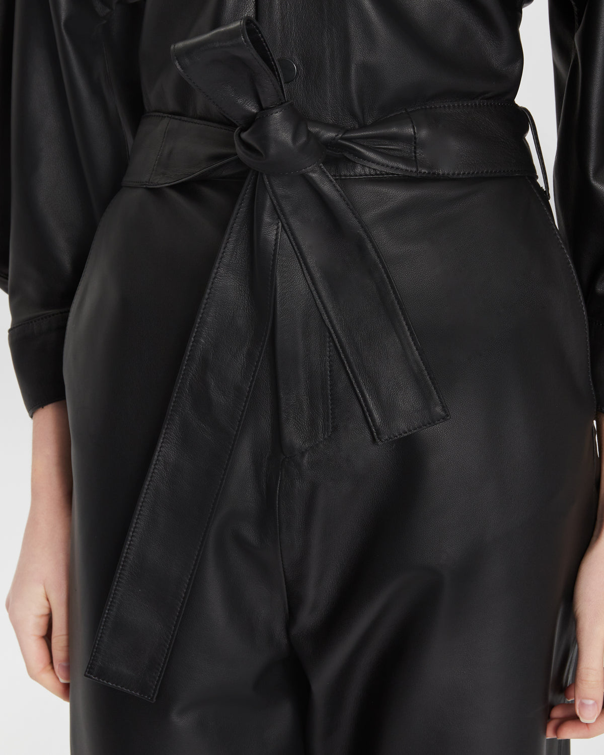 Ophelia Leather Jumpsuit - SKIIM Paris