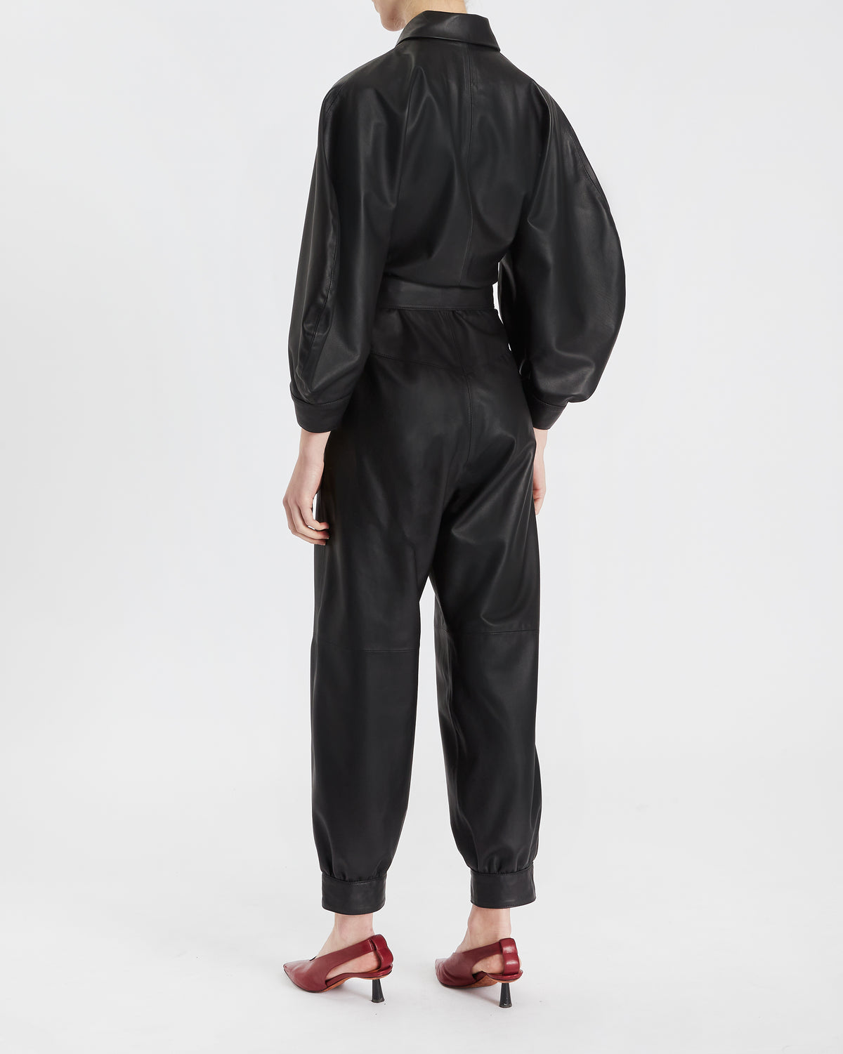 Ophelia Leather Jumpsuit - SKIIM Paris