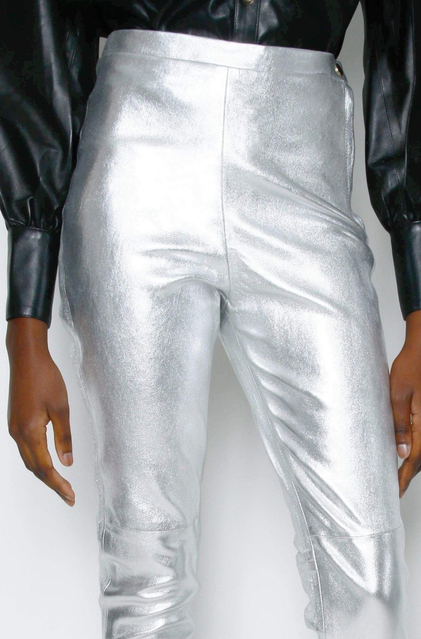 Amy LEATHER SKINNY - FOIL