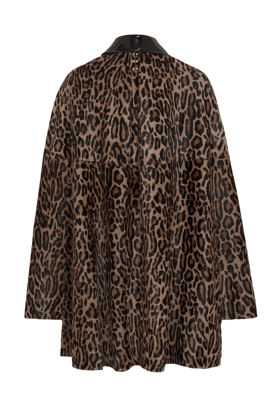 Leopard print cape coat shop