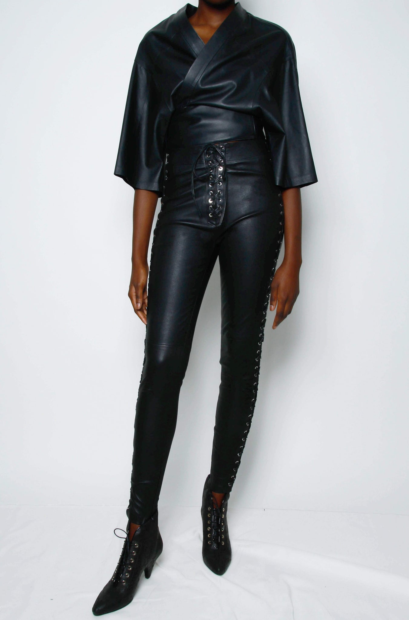 Lace Up Vegan Leather Pant  Black  Fashion Nova Luxe  Fashion Nova