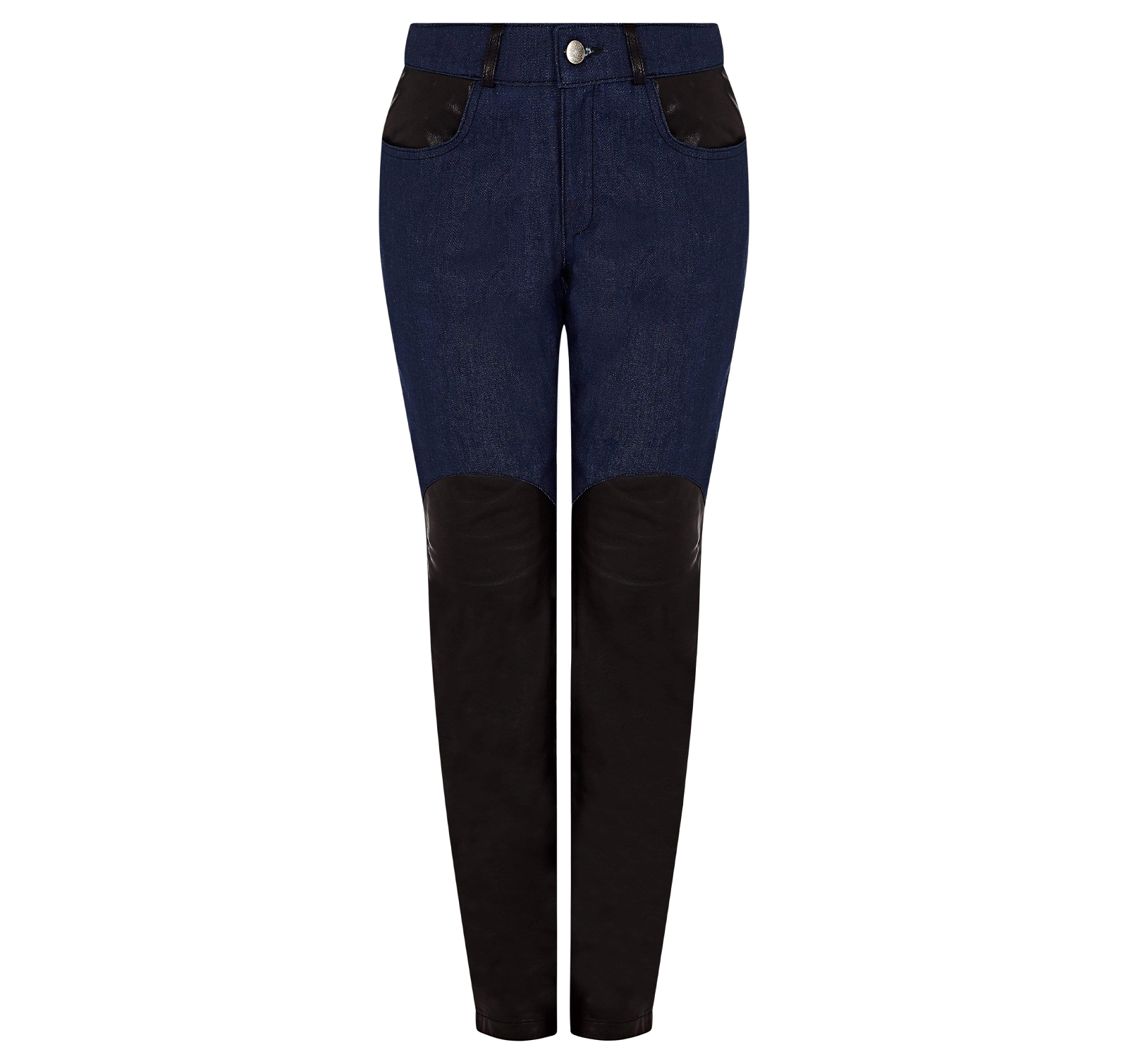 Buy hybrid leather denim jeans online | Skiim London – SKIIM