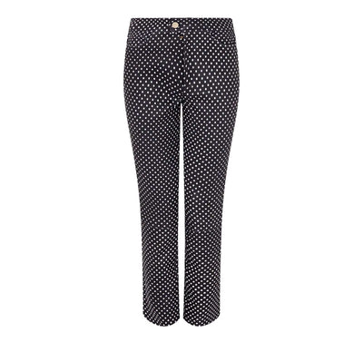 Jean CROPPED LEATHER TROUSER - POLKA