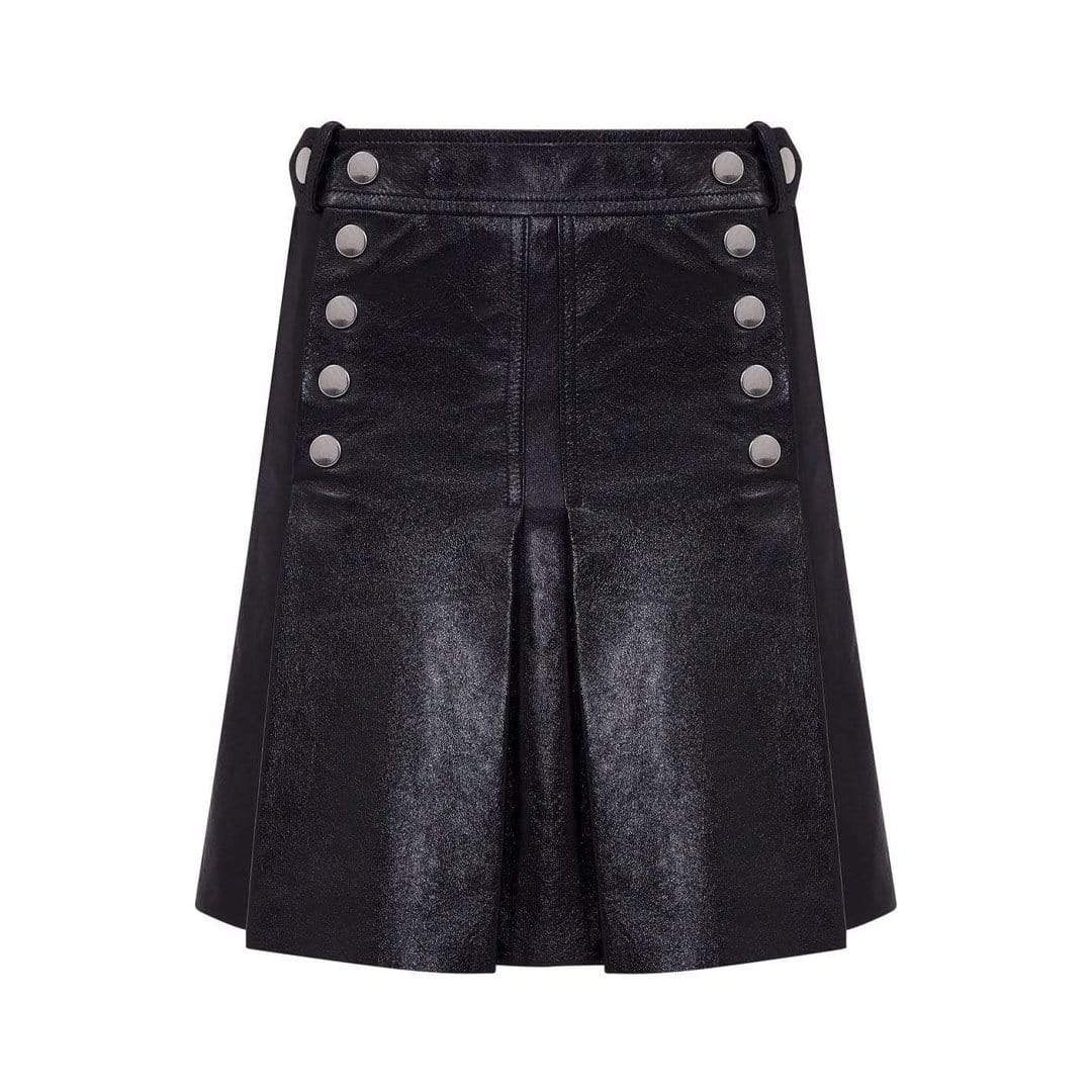 Skirts - Buy Pleated Leather Skirt online | Skiim London