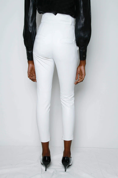 High Rise Faux Leather Trousers Calvin Klein® | J20J222552BEH