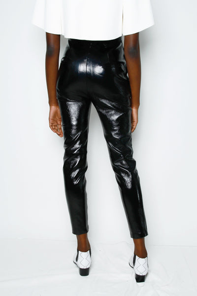 Commando Western Bottoms  Buy Commando Faux Patent Leather Five Pocket Pant  Online  Nykaa Fashion